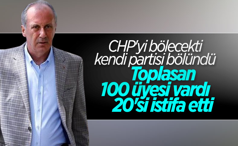 Memleket Partisi'nden 20 kişi istifa etti