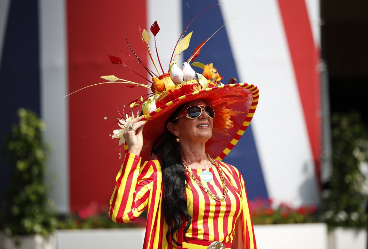 Hat elegance at the 2021 Royal Ascot Horse Races #19