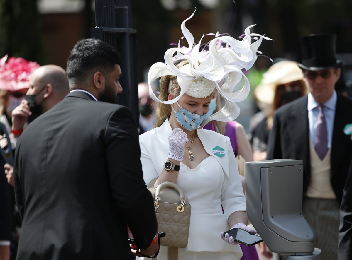 Hat style #9 at the 2021 Royal Ascot Horse Races