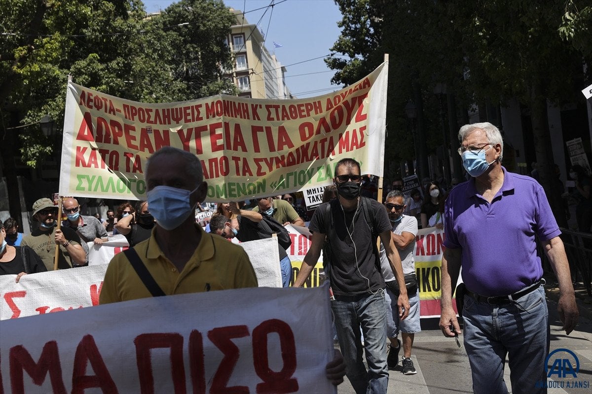 Yunanistan da grev nedeniyle hayat durdu #2
