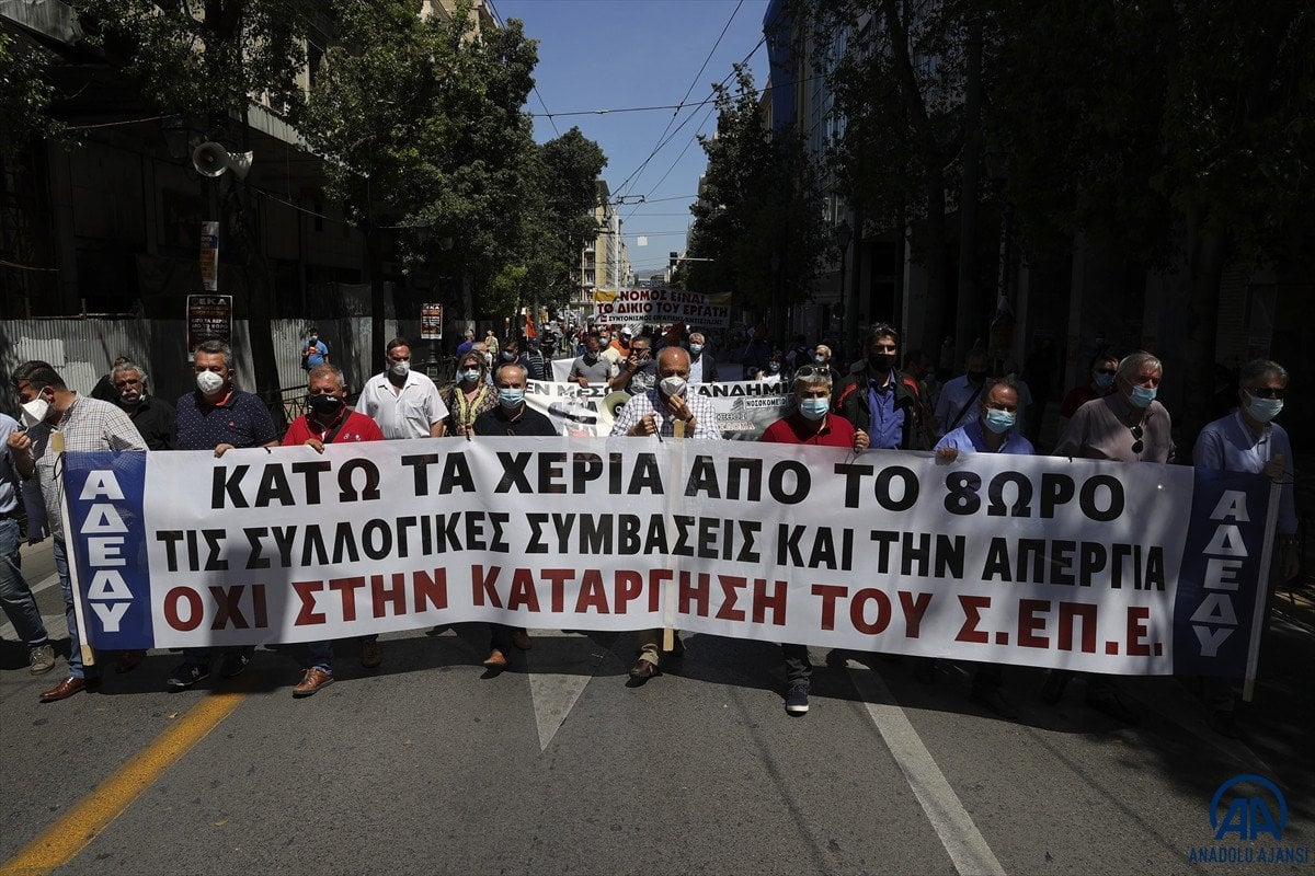 Yunanistan da grev nedeniyle hayat durdu #10