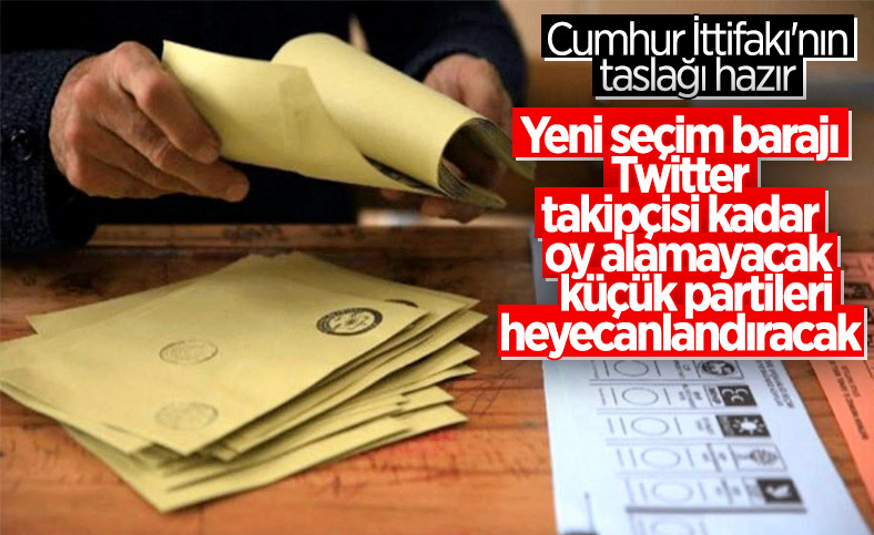 Seçim barajının düşürülmesinde son çalışma: Yüzde 5
