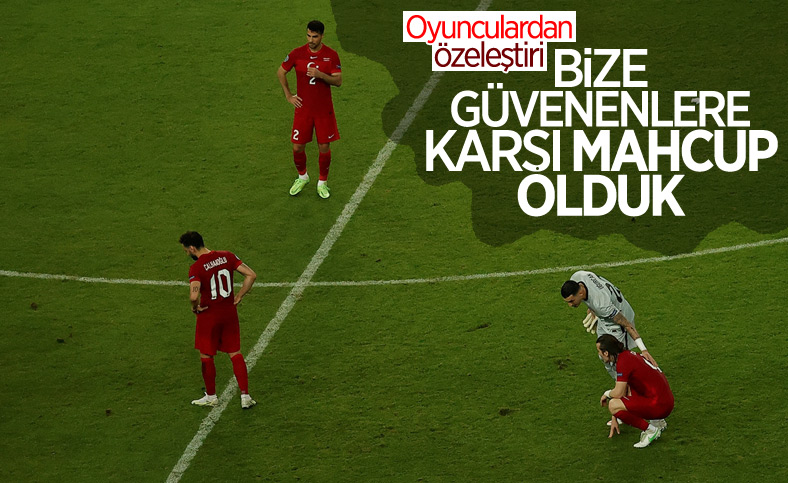 Milli oyunculardan özeleştiri: Bize güvenenleri mahcup ettik