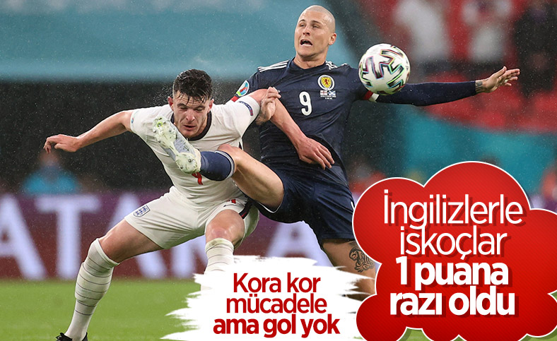 İngiltere ile İskoçya golsüz berabere kaldı