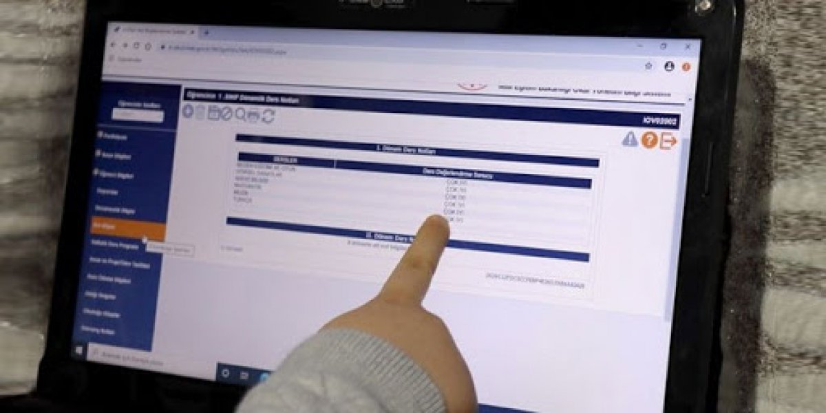 e-Okul karne notu görüntüleme ekranı 2021: e-Okul VBS dijital karne notu nasıl öğrenilir? #2
