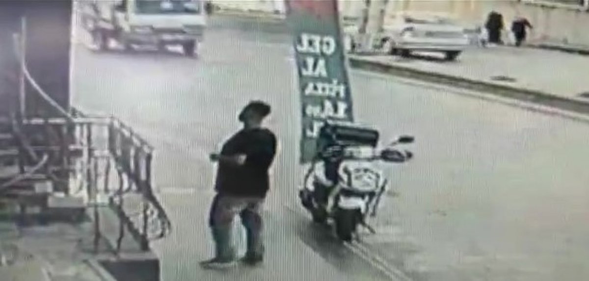 Çekmeköy’de kasadan para çalan hırsız kaçtı, pizzacı kovaladı  #1