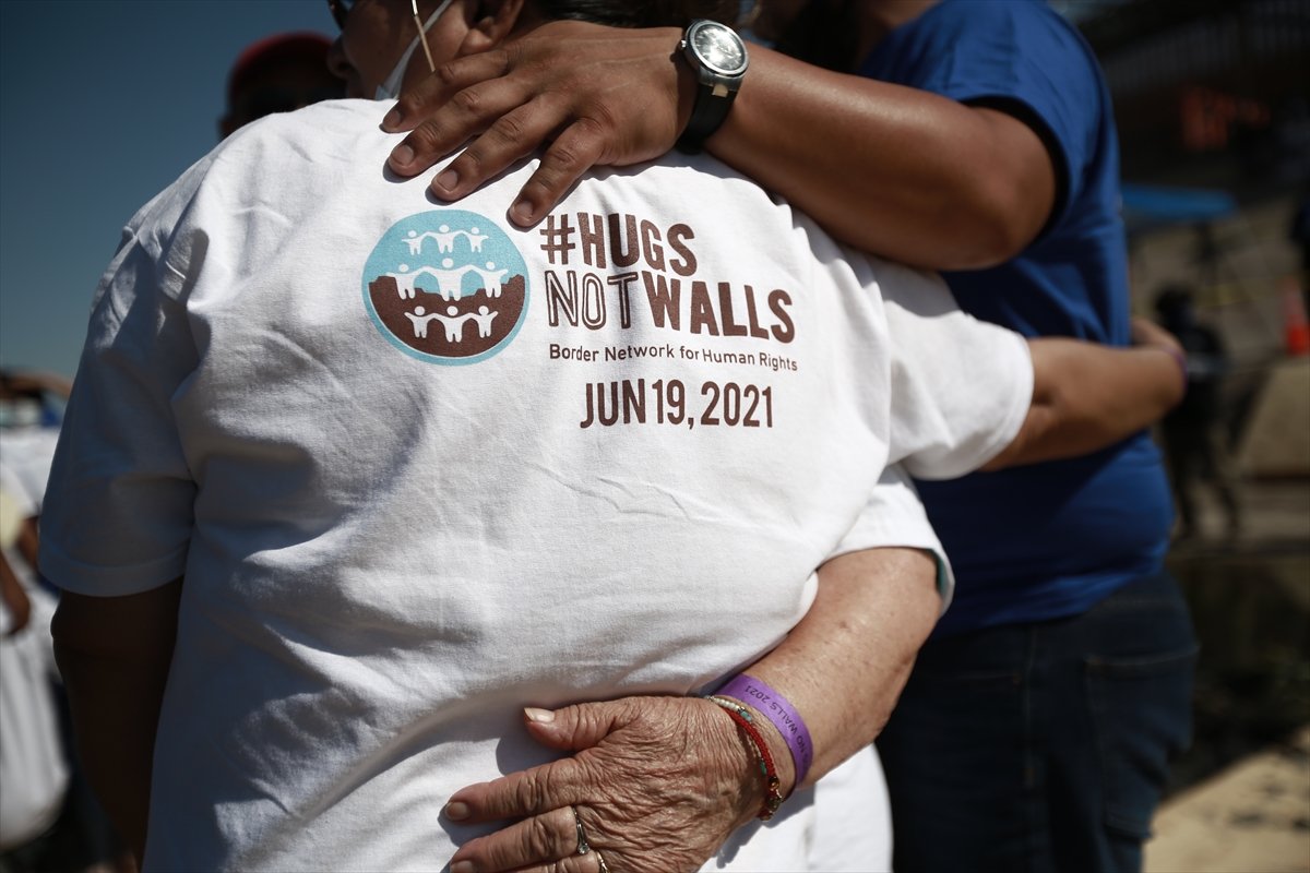 Demonstration on the US - Mexico border #4