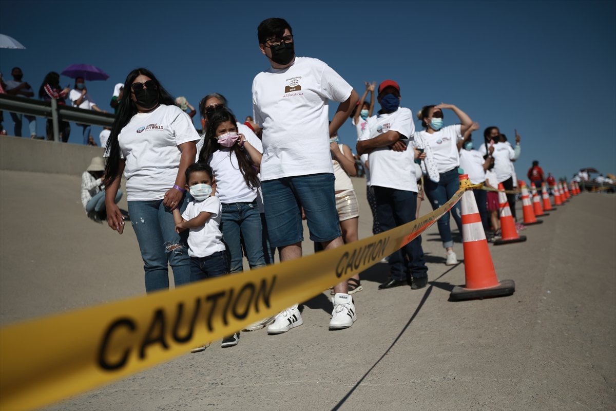 Demonstration on the US - Mexico border #3