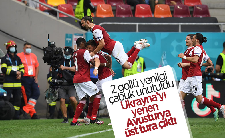 Avusturya, Ukrayna'yı tek golle geçti