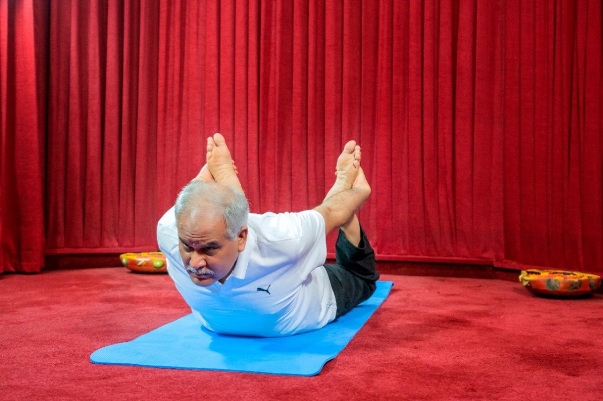 Celebrating International Yoga Day in India #8