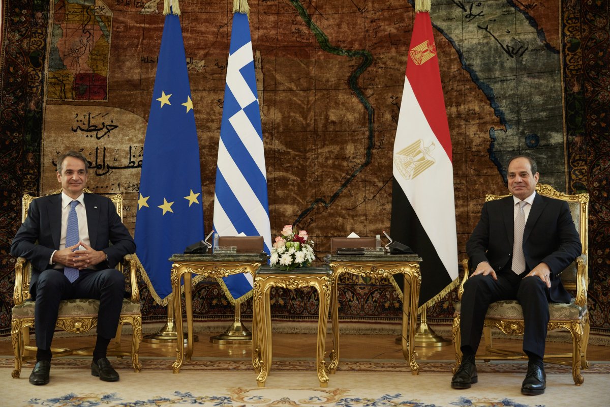 Visit from Kiryakos Mitsotakis to Egypt #1