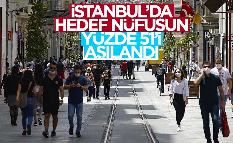 İstanbul'da hedef kitlenin yüzde 51'i aşılandı