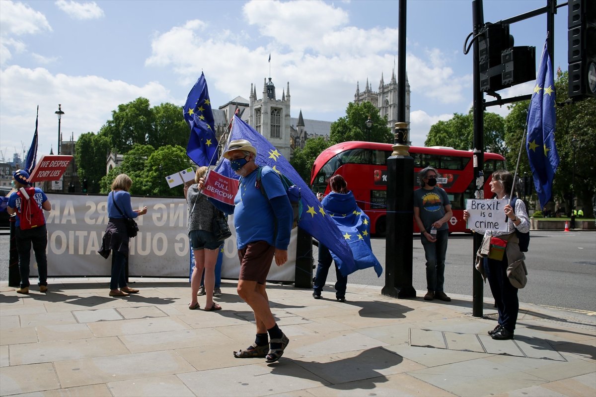 Brexit opponents gather in London #4