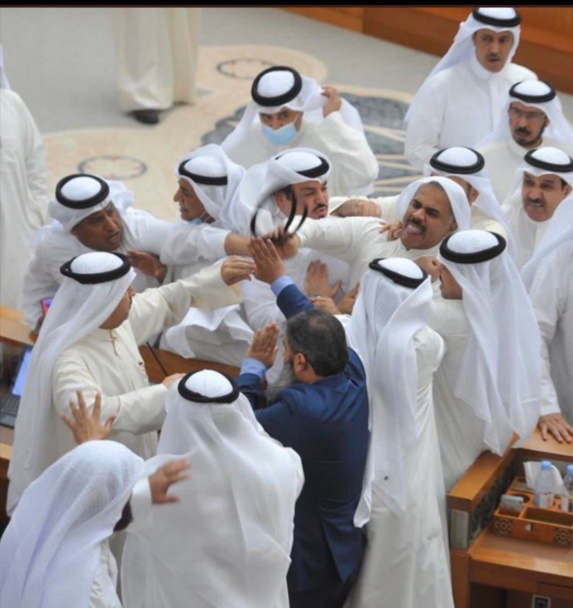 Fight in the Kuwaiti Parliament #4