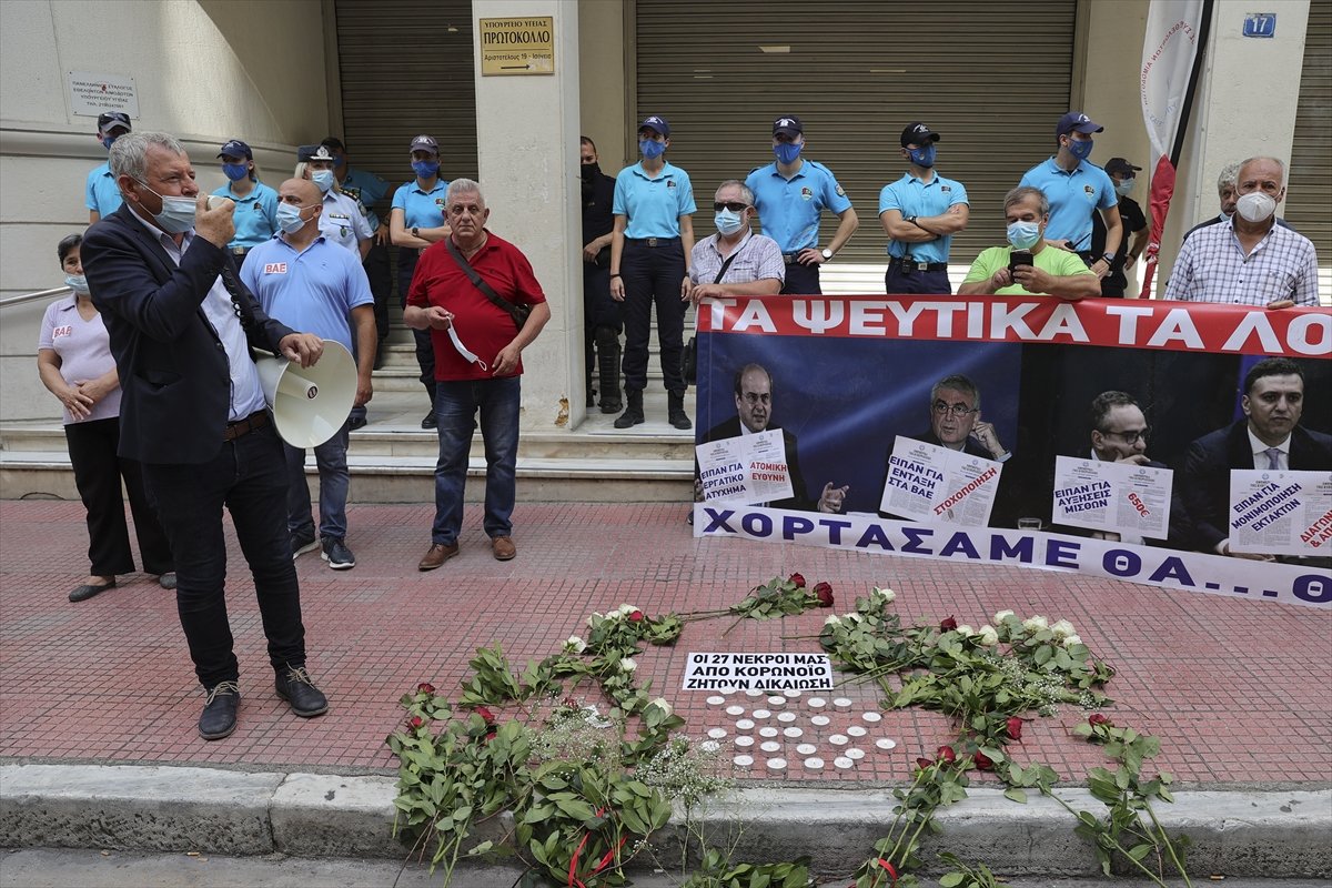 Health workers in Greece went to work stoppage #3