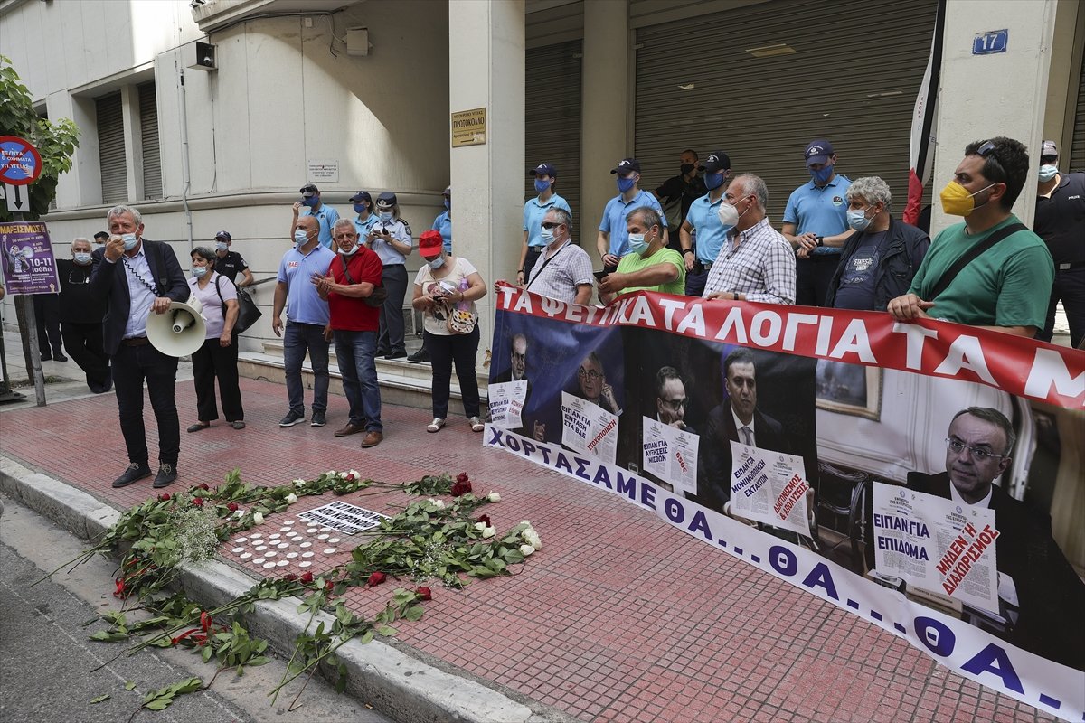 Health workers in Greece went to work stoppage #5