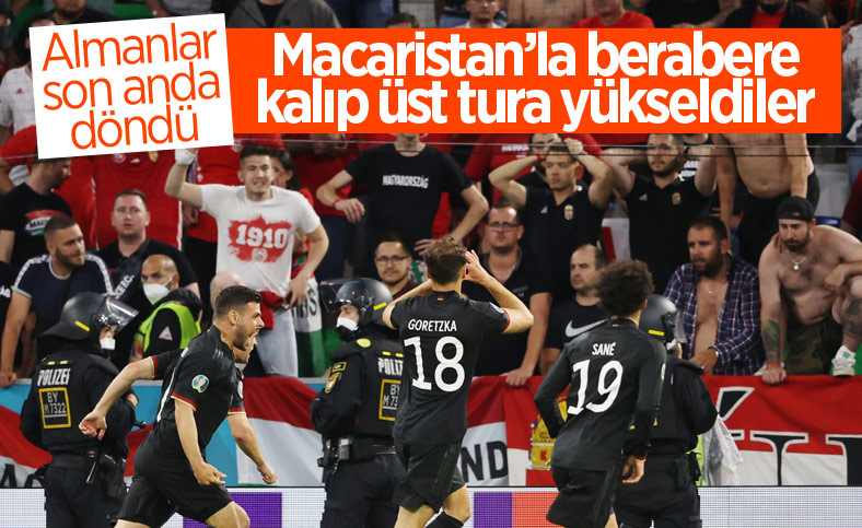 Almanya, Macaristan'la berabere kaldı