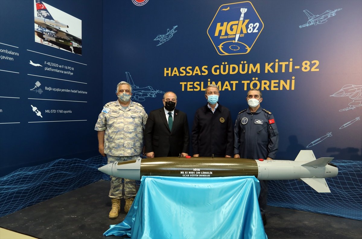 Delivery ceremony for Precision Guidance Kit-82 #1