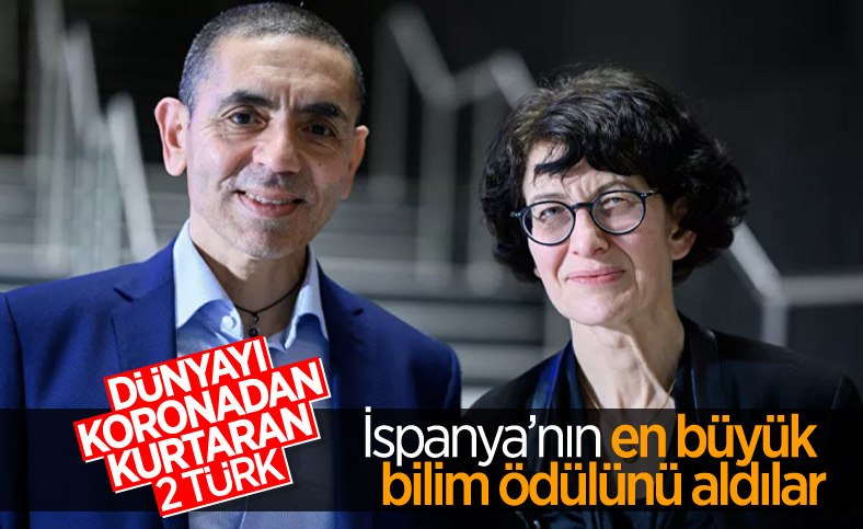 Uğur Şahin ve Özlem Türeci, İspanya'nın en büyük bilim ödülüne layık görüldü