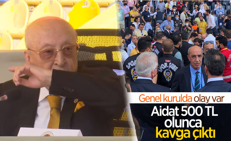 Fenerbahçe'de aidat ücretleri kavga çıkardı 