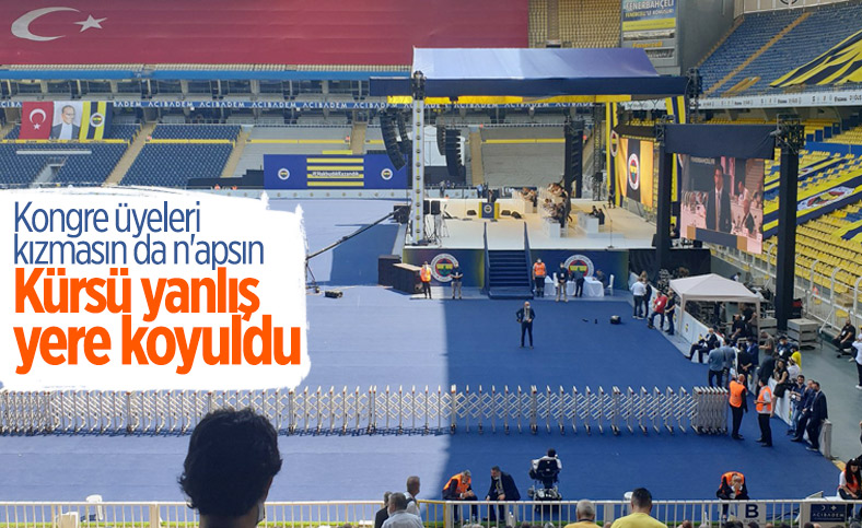 Fenerbahçe'de platformun kurulduğu yer tepki çekti