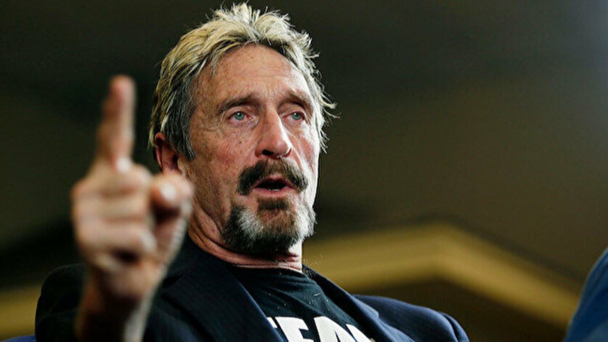 John McAfee'nin 2019'daki paylaşımı: Ben asla kendimi öldürmem