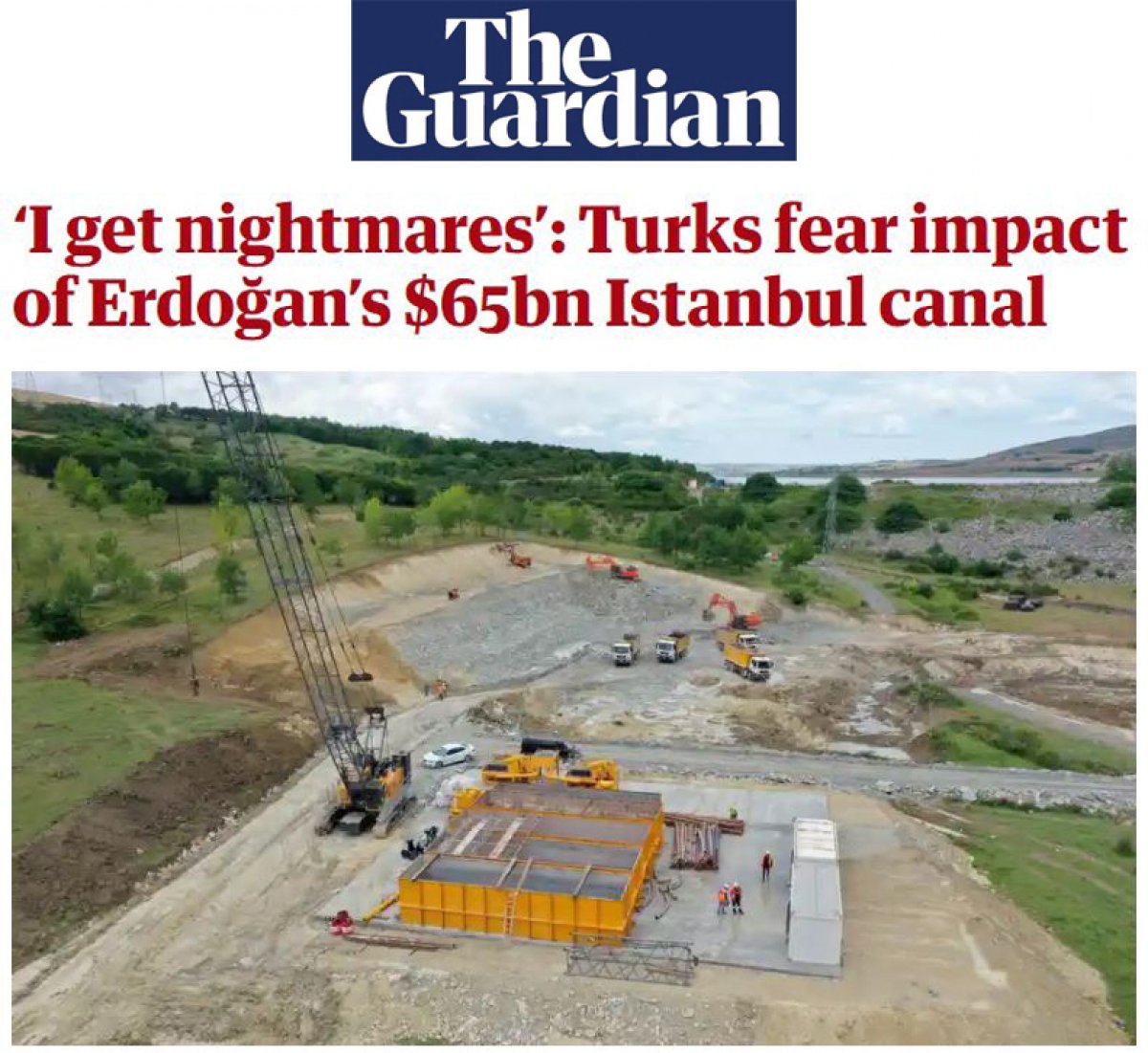 Guardian's Kanal Istanbul news #2