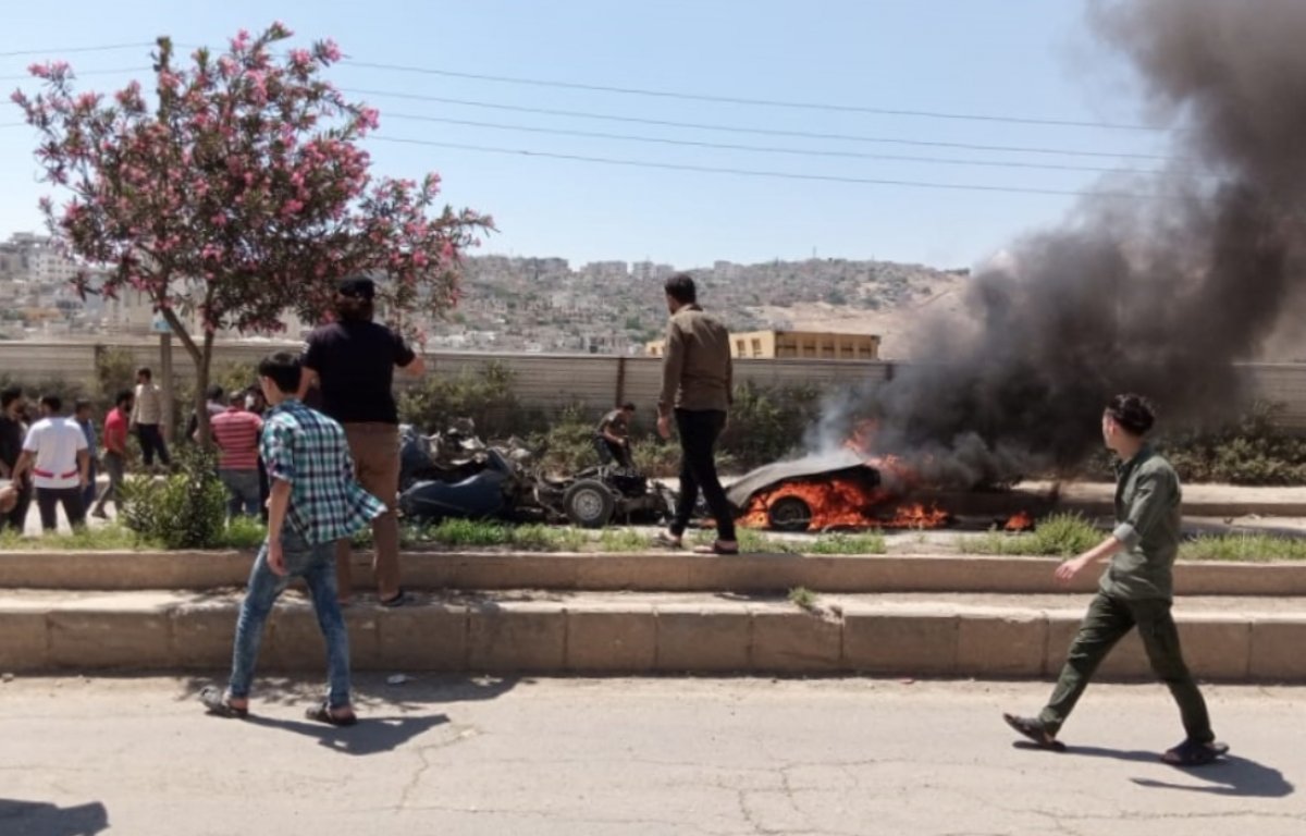 Car bomb targeted civilians in Afrin #2