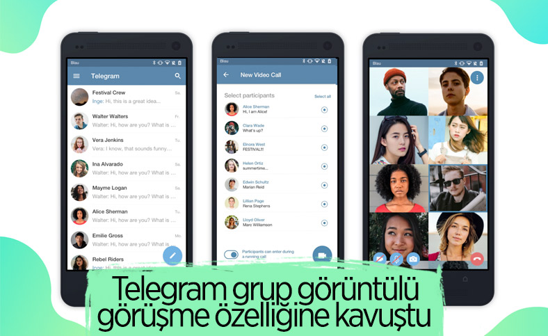 Telegram'a grup görüntülü görüşme özelliği geldi