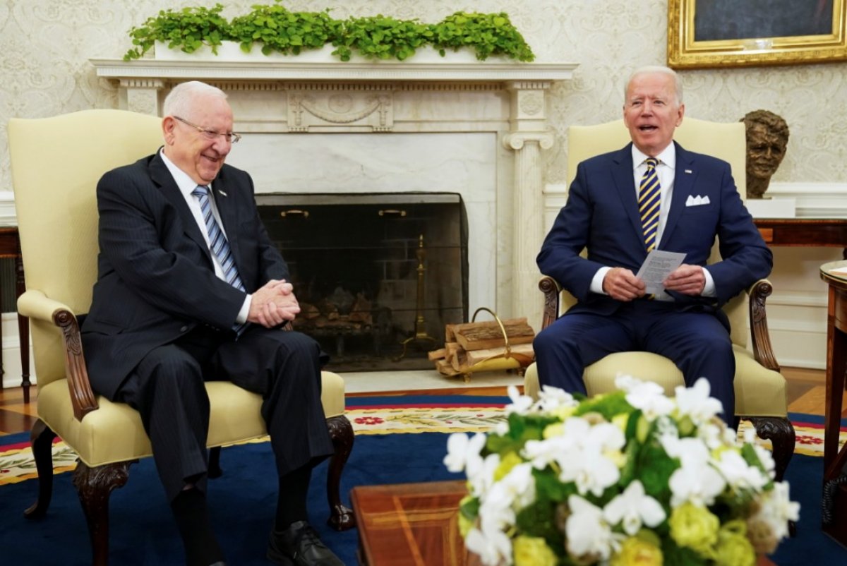 Joe Biden, İsrail Cumhurbaşkanı Rivlin ile görüştü