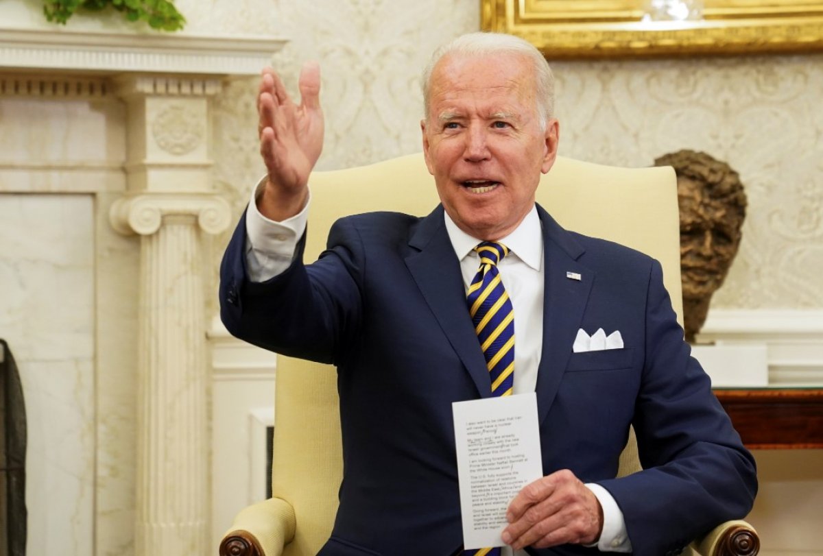 Joe Biden, İsrail Cumhurbaşkanı Rivlin ile görüştü