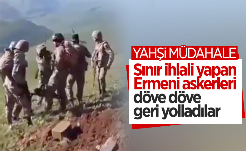 Azerbaycan askerleri, sınır ihlali yapan Ermeni askerleri dövdü