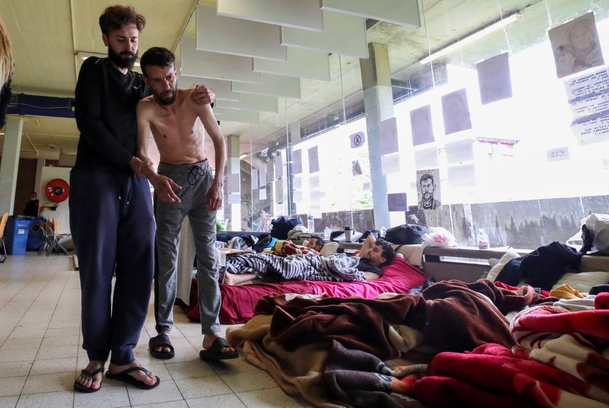 Undocumented immigrants on hunger strike in Belgium #6