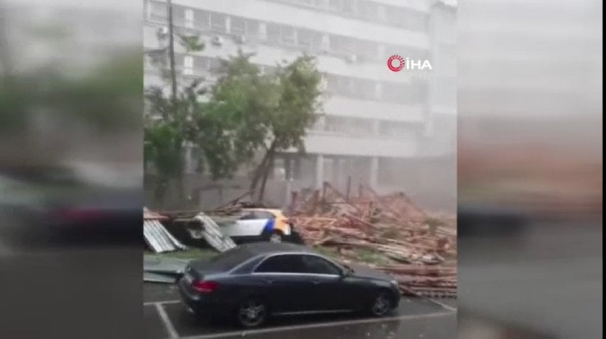 Heavy rain and storm paralyzed life in Moscow #5