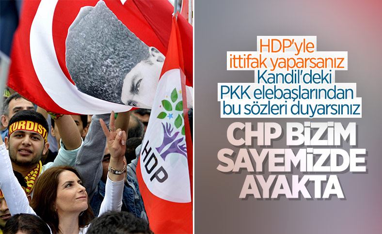 PKK'nın sözde yöneticisi Karasu: CHP, HDP sayesinde ayakta
