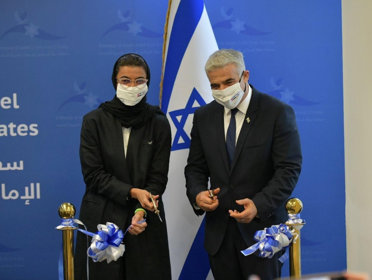 Israeli Foreign Minister Yair Lapid in UAE #4