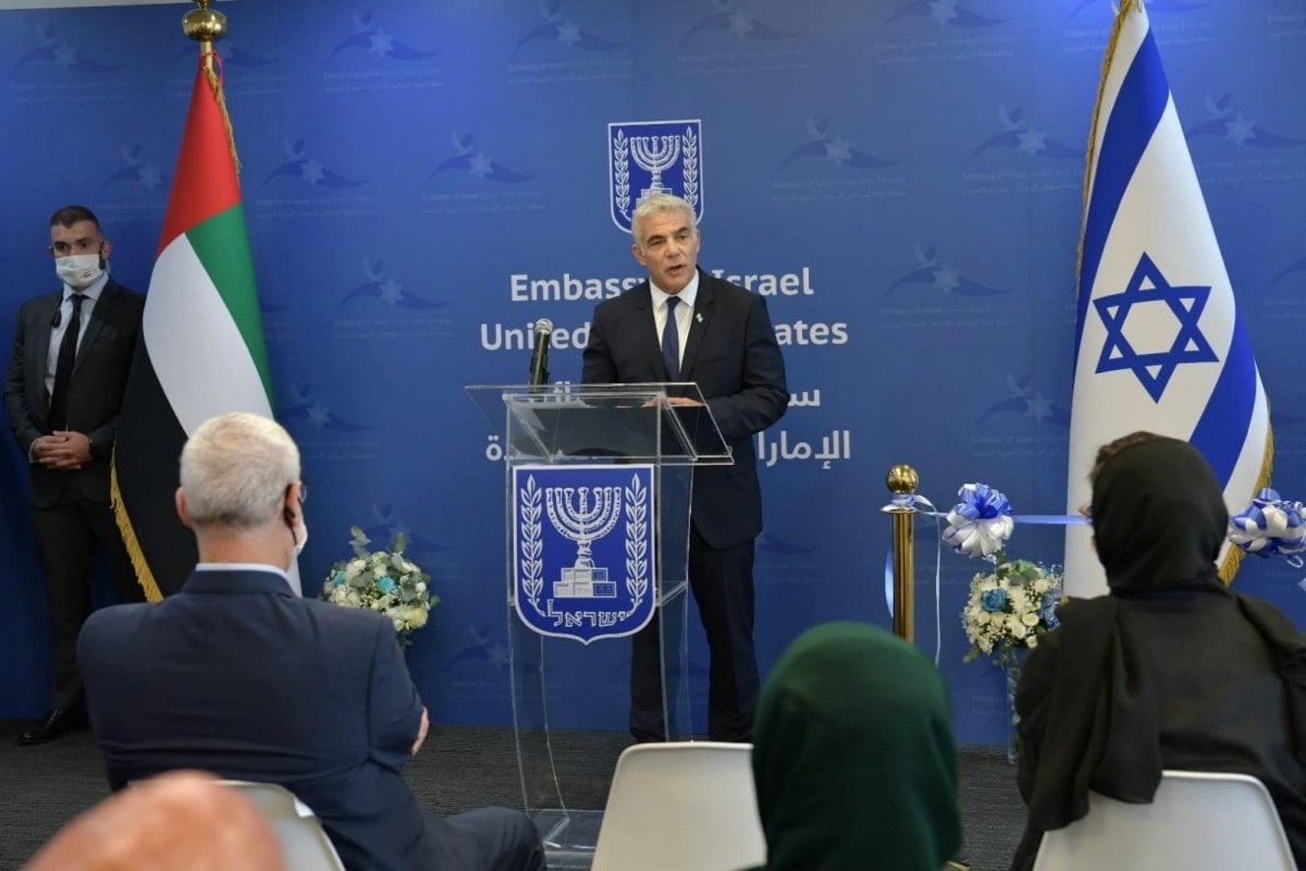 Israeli Foreign Minister Yair Lapid in UAE #5