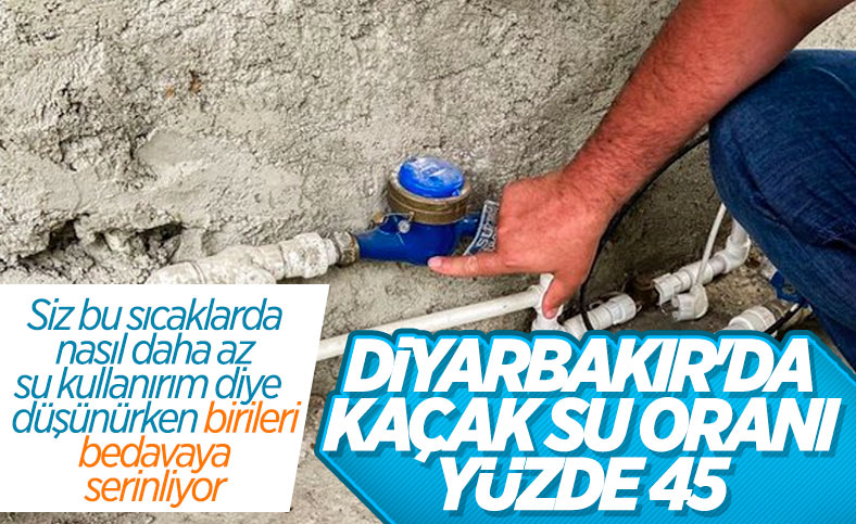 DİSKİ Genel Müdürü Tutşi: Diyarbakır'da kaçak su kullanımı yüzde 45