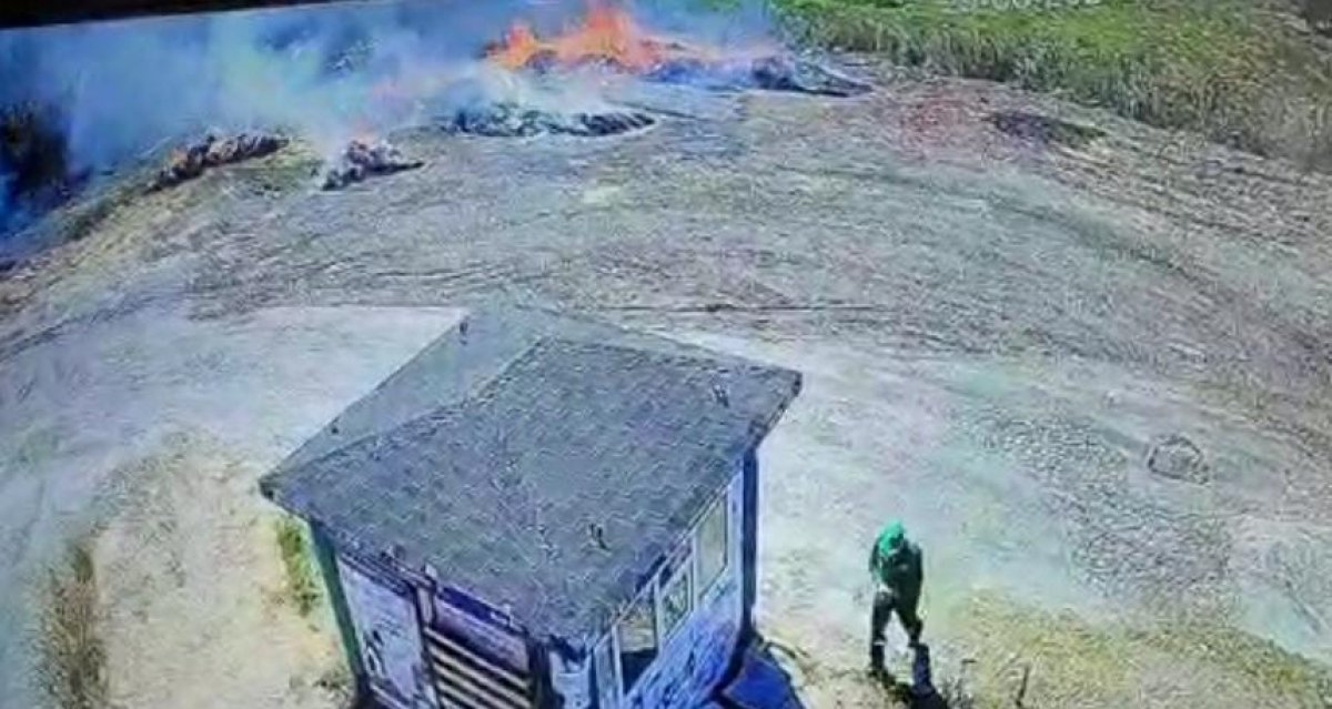 Bursa’da temizlik işçisi ormanlık alanda çıkan yangına sebep oldu #1