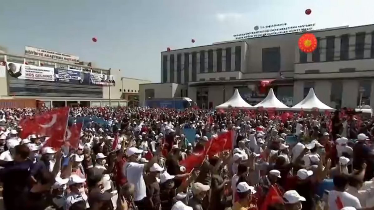 Cumhurbaşkanı Erdoğan’a Sakarya’da sevgi gösterisi  #6