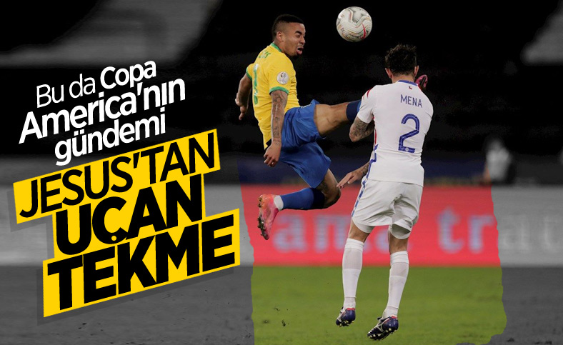 Gabriel Jesus'un kırmızı kart gördüğü pozisyon