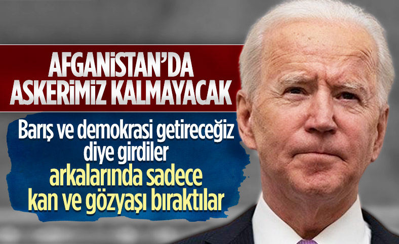 Joe Biden'dan Afganistan'dan çekilme süreciyle ilgili açıklama
