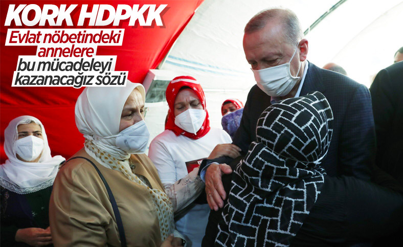 Cumhurbaşkanı Erdoğan, Diyarbakır anneleri ile bir araya geldi