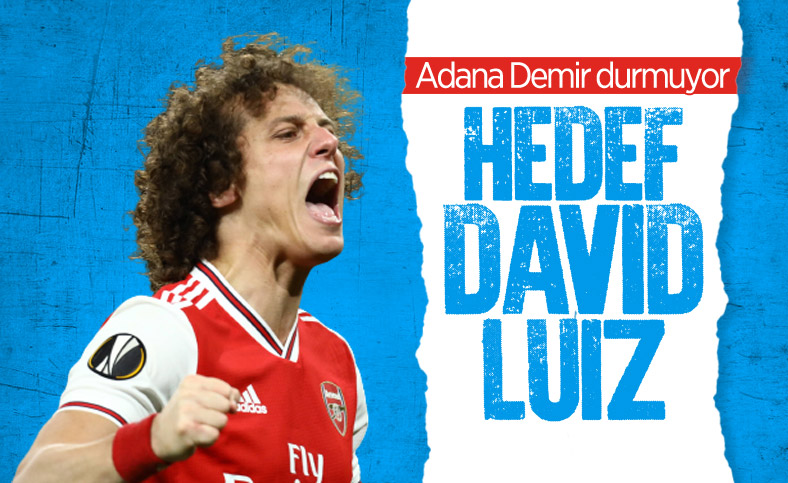 Adana Demirspor, David Luiz'in peşinde