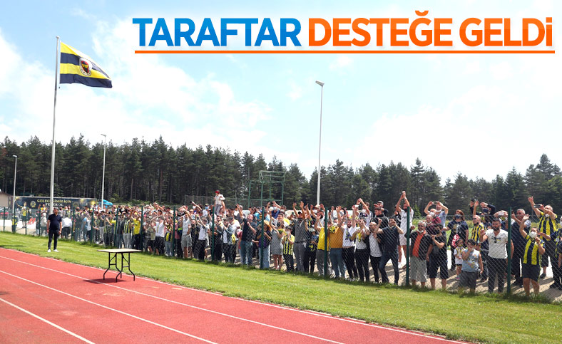 Fenerbahçe taraftarı antrenmanı izledi
