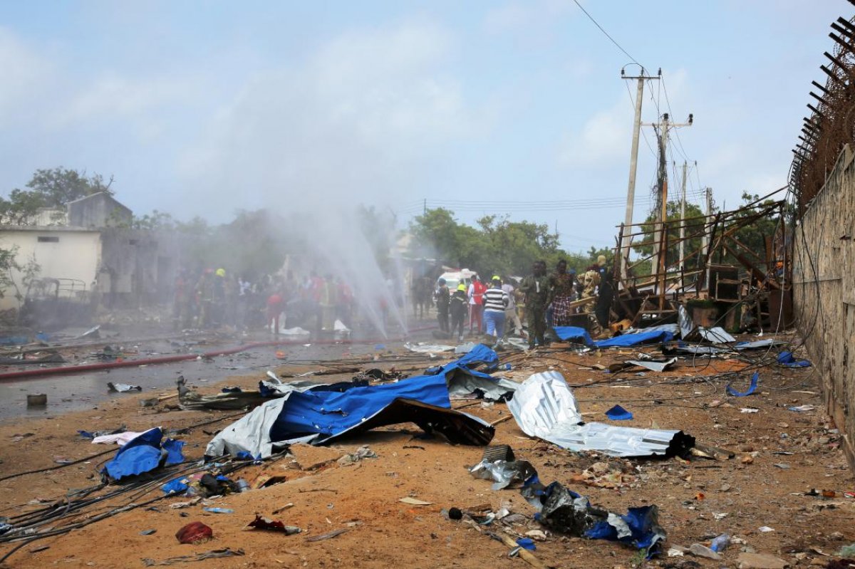 Attack on police convoy with car bomb in Somalia #2