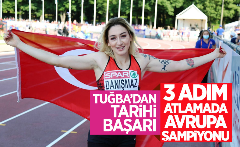 23 yaş altında Milli atlet Tuğba Danışmaz Avrupa şampiyonu
