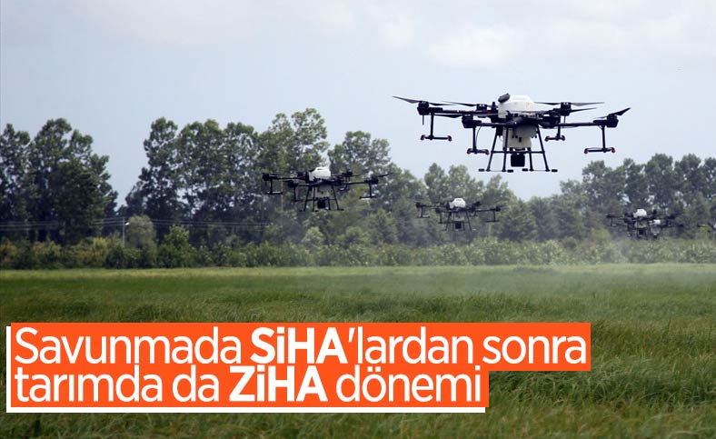 Türkiye'de ilk kez ZİHA'larla çoklu uçuş ilaçlama denemesi yapıldı