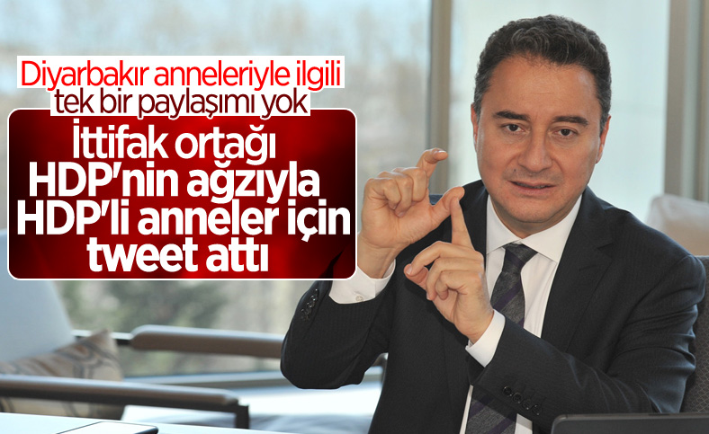 Ali Babacan'dan Cumartesi Anneleri'ne destek