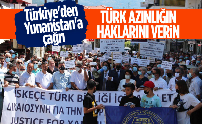 Dışişleri Bakanlığı’ndan Türk azınlığının haklarını tanıması için Yunanistan’a çağrı